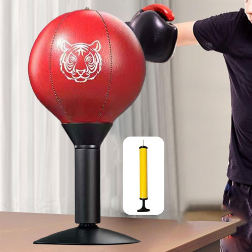 Bolsa De Boxeo Portátil Para Entrenamiento En Casa Rojo