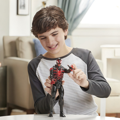 Figura De Acción Marvel Titan Hero Series Miles Morales +4