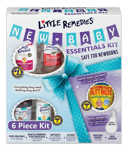 Kit Little Remedies New Baby Essentials, Kit De 6 Piezas Par