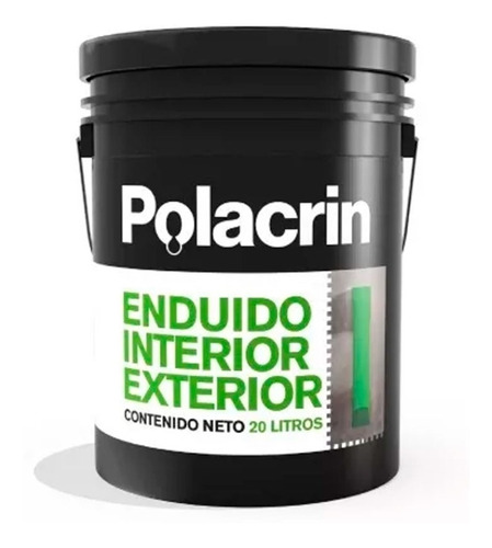 Enduido Interior Exterior 20 Lts Polacrin Plastico Premium