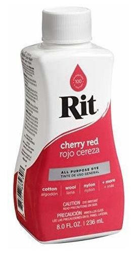 Colorante Para Tela Rit All Purpose 236ml Rojo Cereza