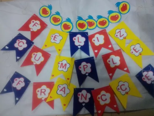 BANDERINES PERSONALIZADOS FELIZ CUMPLE