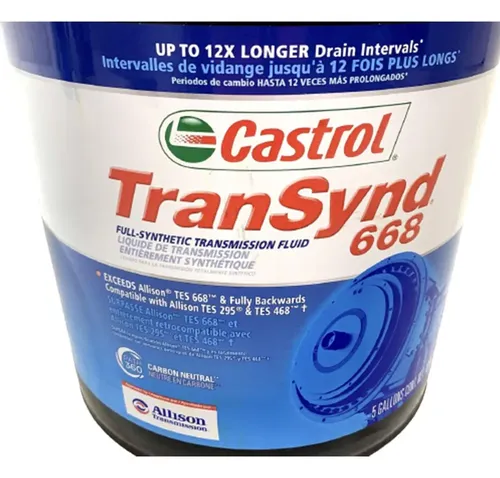 Castrol - Transynd 668 - 18,9 Lts - Allison | MercadoLivre