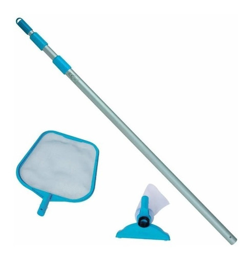  Kit Para Limpieza  Alberca Piscinas Cepillo Red Intex Basic