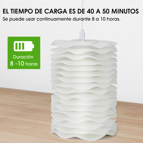 Luz TOKNEI STGK96613 color crema con pantalla color blanco 127V 17cm x 13.8cm x 13cm de diámetro