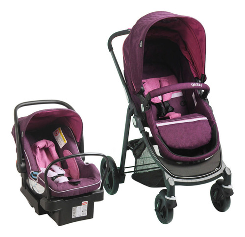 Coche Paseo / Moises Geoby Travel System Nolta Púrpura