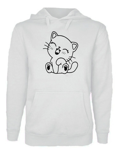 Polerón Estampado Gatito Kawaii