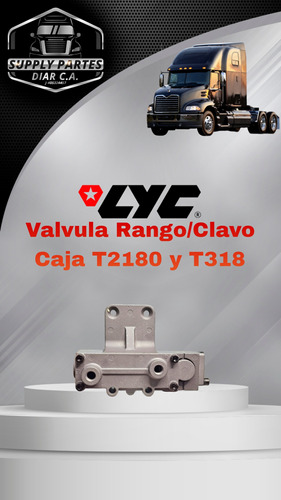 Valvula Rango Caja T2180 Y T318 Mack 