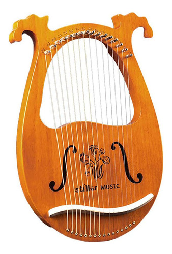 Arpa De Lira, Violín Griego, Arpa De 16 Cuerdas De Madera Ma