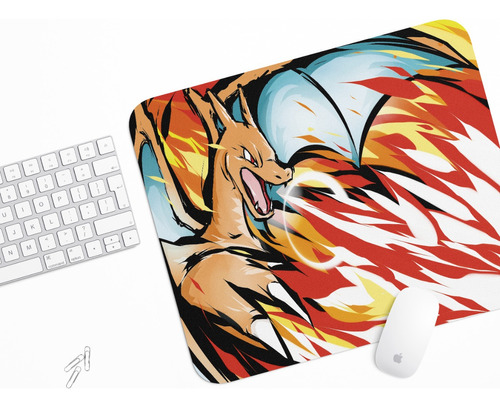 Mousepad Gamer Pokemon 38x48cm Charizard