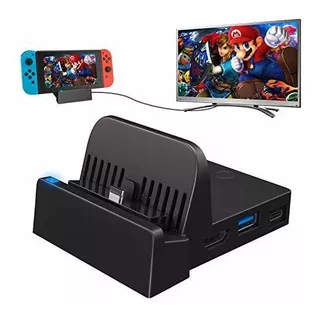 Base Para Nintendo Switch, Switch Charging Dock 4k Hdmi Tv A