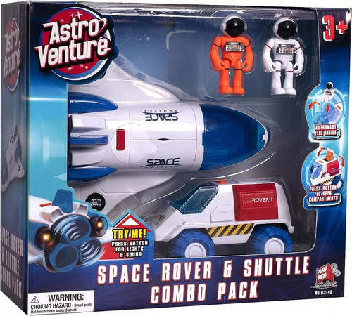 Astro Venture Space Rover & Shuttle Com Jugueteria El Pehuen