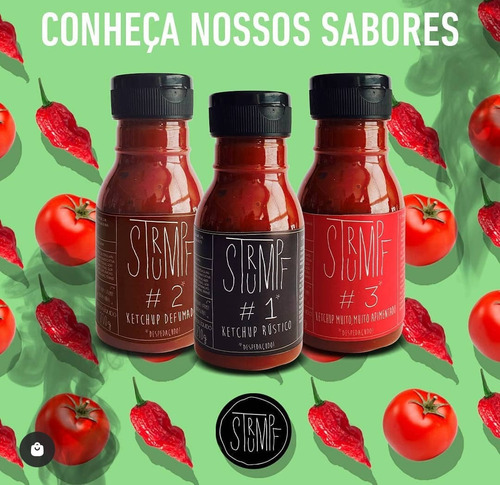 Ketchup Apimentado #3 Strumpf 470g - Tipo Artesanal