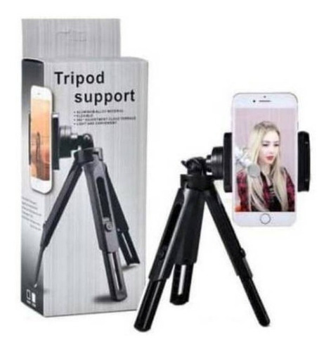 Mini Tripode Graduable   + Soporte Celular 360° 