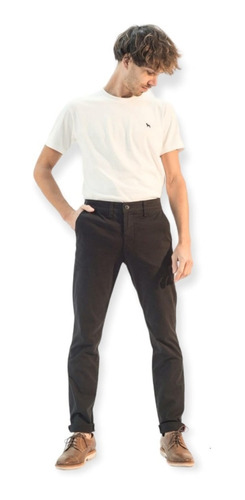 Pantalon Gabardina Chino Con Elastano | Bravo Jeans (16091)