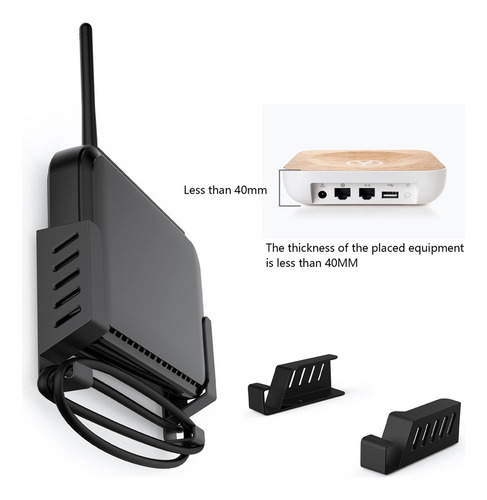 Para Soporte De Pared Para Routers Ordenadores Portátiles /