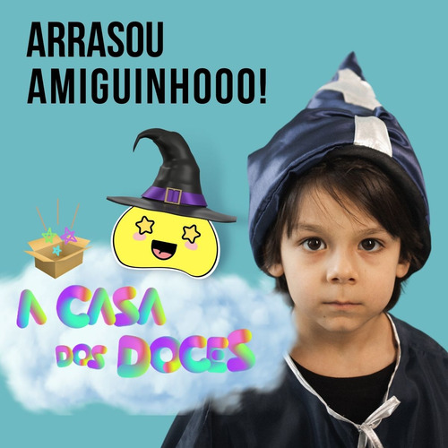 Bala de Goma Docile Goma Halloween laranja doce com açúcar, xarope, amido, corantes e aromatizantes artificiais sem glúten 18 g 24 u pacote x 3