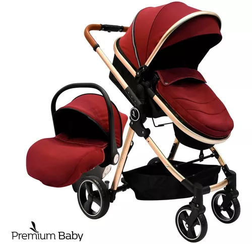 Cochecito Bebé Travel System Premium Baby 3-1 Huevito Moisés