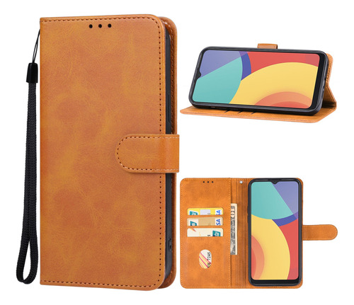 Funda De Piel Para Teléfono Alcatel 1v 2021