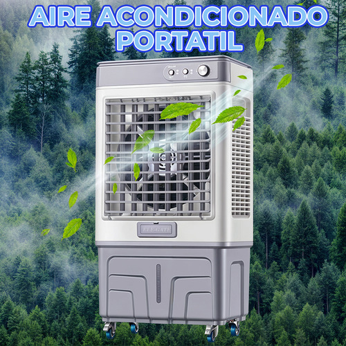 Aire Acondicionado Portátil Capacidad 60 Lts 3 Velocidades Ele-Gate CLR.78 Color Blanco