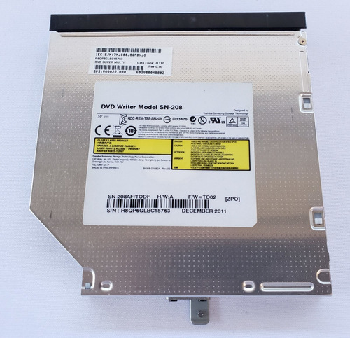 Unidad Optica De Dvd Toshiba C655d-s5508 V000221000