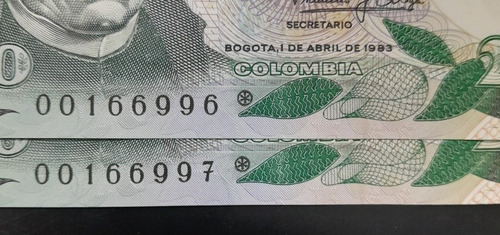 Billetes De 200 Pesos Primera Fecha, Reposicion,consecutivos