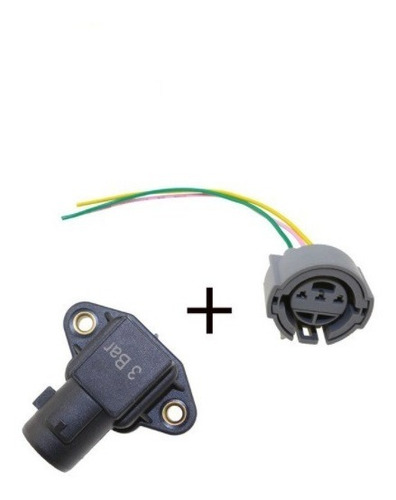 Sensor Pressão Map E Conector Honda Accord Civic 079800-4250