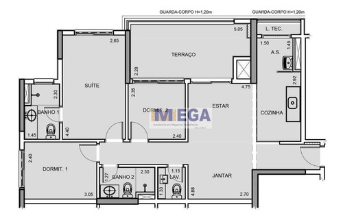 Apartamento Com 3 Dormitórios À Venda, 87 M² Por R$ 869.200,00 - Jardim Guanabara - Campinas/sp - Ap4915