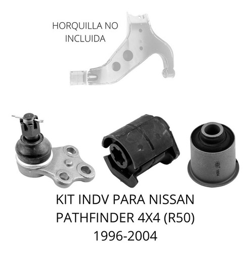 Kit Bujes Y Rotula Para Nissan Pathfinder 4x4 (r50) 96-04