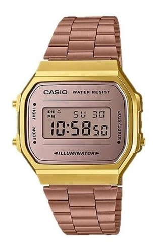 Reloj Casio Retro A168we 100% Original Garantía 2 Años 