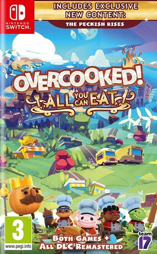 Overcooked All You Can Eat (2 Juegos + Dlc)  Switch Metajueg