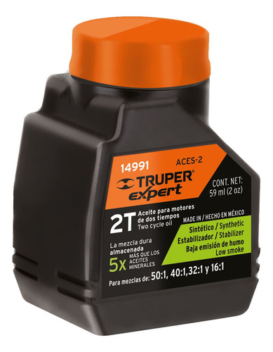 Aceite Motor Dos Tiempos 2 Oz Truper 14991