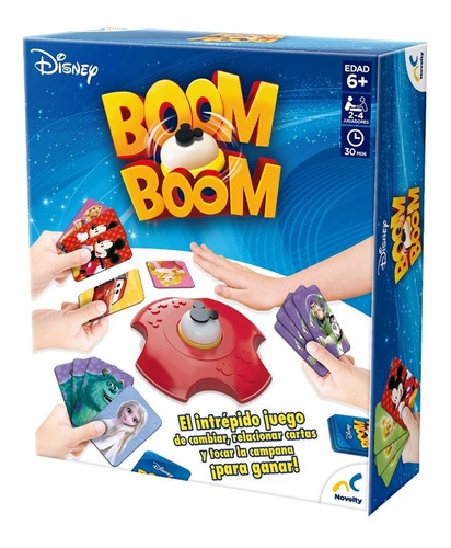 Juego De Mesa, Boom Boom, Personajes De Disney