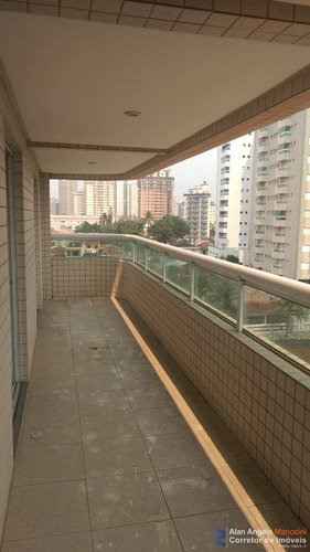 Apartamento Com 3 Dorms, Aviação, Praia Grande - R$ 450 Mil, Cod: 36 - V36