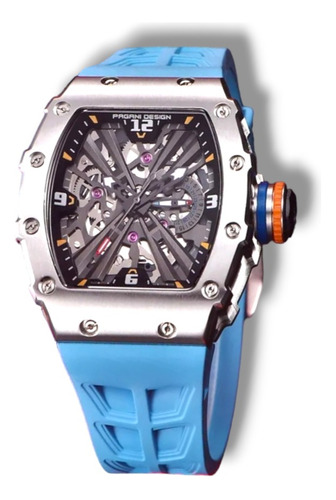 Reloj Pagani Design Cuarzo, Movt Vh65 De Lujo Cristal Zafiro