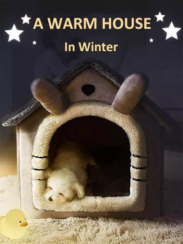 Imagen 8 de 10 de Cama Cucha Tipo Casa Desarmable Perro Gato