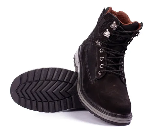 Borcegos Hombre Botas Trekking T cticos Monta a Cuero Vacuno 6.999