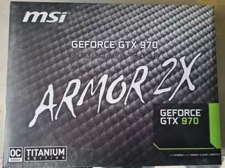 Msi Nvidia Gtx 970 4gb Armor 2x Titanium Oc