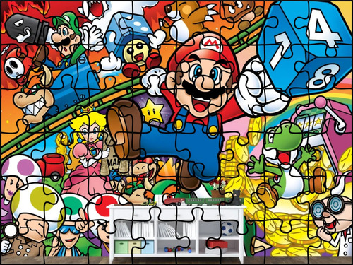 Rompecabezas Super Mario Bros 48 Piezas X