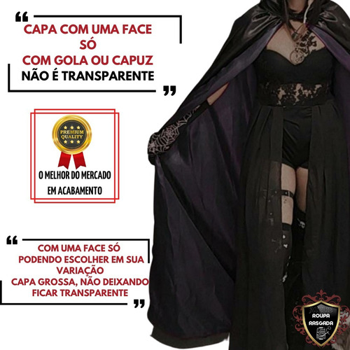Kit 19 Capas De Bruxa Vampiro Drácula Exu Apenas Uma Face