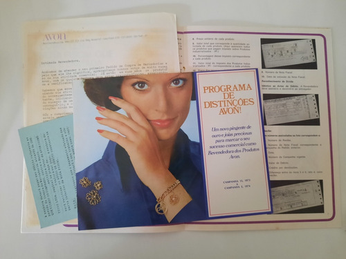 Avon Memorabilia Catálogo Organização 1973 Original 468 (Usado)