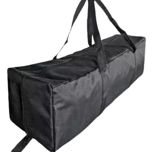 Bolsa Para Barraca Campim Praia Pesca Acessórios 25x25x100 Cor Preto Desenho Do Tecido Liso