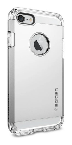 Imagen 6 de 6 de Funda Spigen Tough Armor 2 iPhone 8/ 7 Satin Silver