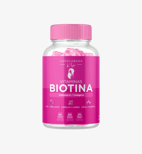 Gomitas Biotina (alta Potencia) Vitaminas Pelo Uñas Y Piel