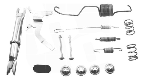 Regulador Freno Tambor, Kit, Toyota Tacoma 2005-20, Par