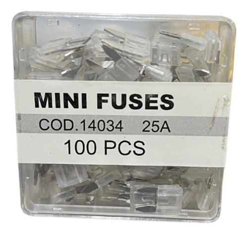 Caja Mini Fusible Eléctricos 12v Autos 100pcs
