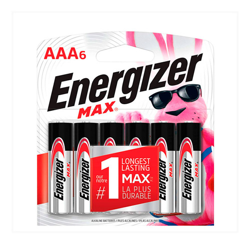  Pila Alcalina A A A Energizer 6 Unds