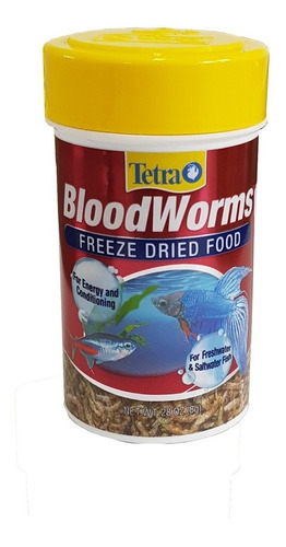 Tetra Bloodworms 8gr Larva Mosquito Pez Betta - Aqua Virtual