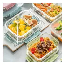 Comprar Pack2 Taper Practico Con 2 Divisiones Util Con Tapa Celeste