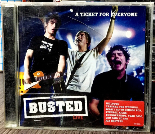 Busted - A Ticket For Everyone: Busted Live (2004) Cd